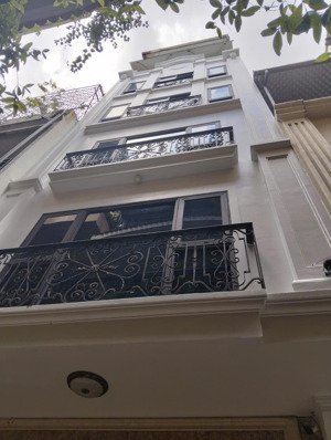 tòa văn phòng phố hoàng ngân trước nhà công viên 106m2 x 7 tầng mt 7.2m, giá 43 tỷ cầu giấy