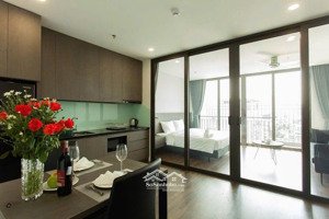 cho thuê căn hộ dịch vụ 1pn ban công q1