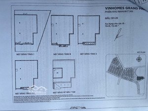 nhà phố căn góc trục t2 nở hậu, khu manhattan gần công viên diện tích đất: 220m2 dtxd: 583m2