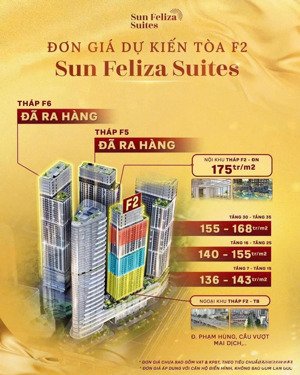 bán gấp căn hộ 2pn 2wc full nội thất tại sun feliza suites, phạm hùng, cầu giấy, hn