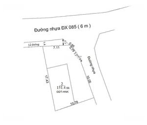 đất hiệp an dx85 nhựa rộng 7m thông cách nguyễn đức cảnh 100m. dân cư đông đúc. kinh doanh nhỏ lẻ