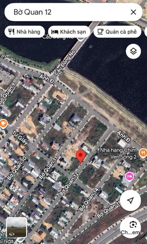 bán khu điện âm bờ quan 12, nam hòa xuân gần sông, sunneva, đông nam 110m2 giá đầu tư 6ty350 tl