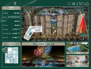 qũy ngoại giao 2pn lumiere spring bay-tầng cao,view pháo hoa-giá 4,x tỷ rẻ nhất-qùa tặng vàng 96tr