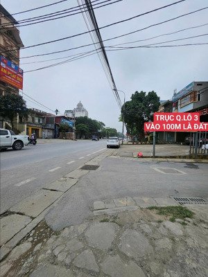 dục tú - đông anh - hà nội
diện tích nhỏ đường to to
lô đất nằm ngay sát đường ql3