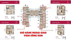 tổng hợp quỹ căn đẹp - giá tốt - tầm view sông hàn - đủ loại căn tại dự án căn hộ peninsula đà nẵng