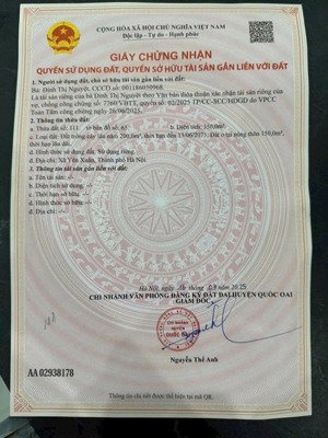 chính chủ gửi lô đất đẹp -sổ hồng hà nội mới đét dt:350m2 có 150m thổ cư-bám suối đồng bồ-đông