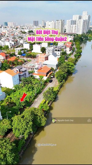 bán lô đất view sông, bình trưng đông, q2 giá 22 tỷ tl dt: 10x15,5 cn 155m2