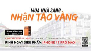 MUA NHÀ PHỐ MẶT TIỀN CHỢ CÁI VỒN, NHẬN NGAY IPHONE 17 PRO MAX