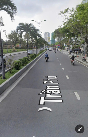 nhà bán đường trần phú, cạnh khu sân bay, cách biển 100m, 84,7m2 giá 13.5 tỷ, oto 2 chiều.