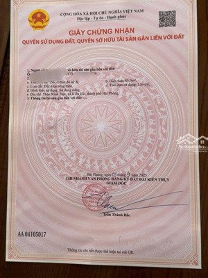 hơn 800 triệu lô đất ô tô đỗ cửa tại kính trực- tân phong- kiến thuỵ - diện tích ~66m2 mặt tiền 4,