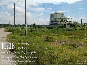 bán đất xóm máng 295,5m2 tại xã hoàng tân, quảng yên, quảng ninh, 20 triệu / m2