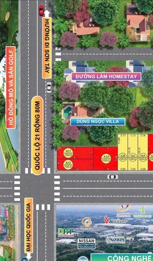 bán đất đẹp bám trục chính trại láng cổ đông quốc lộ 21a, 2,8 tỷ, 100m2 