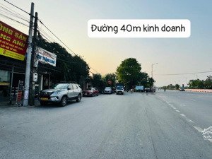 mặt phố tl23 - đường 40m - vỉa hè to - kinh doanh ngày đêm bất chấp - cạnh kcn bắc thăng long