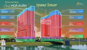 chỉ hơn 3 tỷ anh/chị sở hữu ngay 1 căn hộ 54.2m2 view sông cẩm lệ và view pháo hoa, thoáng mát