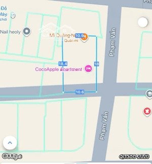 bán đất 2 mặt tiền phạm vấn, sơn trà- 196m2 ngang 18m- giá chỉ 23 tỷ tl