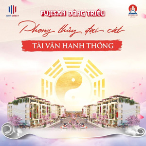 duy nhất 1 căn shophouse a5-2a - áp góc đường 17,5m- quay cổng chính ql18 dự án fujisan đông triều