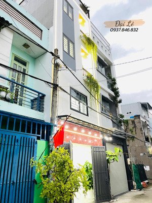 nhà mới full nội thất 1 lửng 3 lầu đường tx25