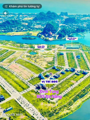 siêu phẩm đất khủng nam hòa xuân đà nẵng dt 494m2 - 1 lô góc + 3 lô liền kề diện tích hiếm