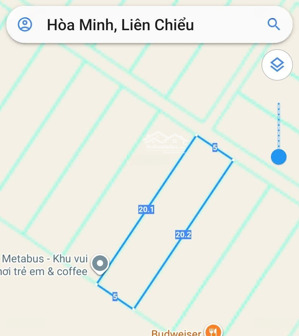 bán đất mặt tiền hoàng thị loan - hòa minh, liên chiểu gần biển, gần trung tâm hành chính