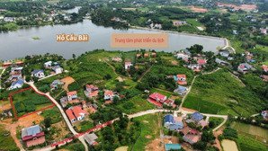 bán đất cạnh hồ cầu bãi- trung giã- hà nội, ô tô đỗ cửa, 100m, mt 6.2, 950tr, trung tâm du lịch