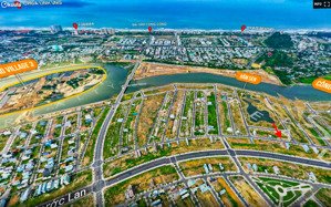 chào bán nam hòa xuân lô siêu đẹp trục thông kinh doanh đường bờ quan 3, đối lưng công viên đầm sen