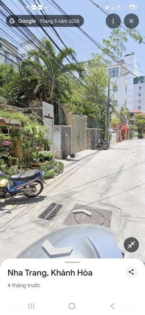 nhà 3 mặt tiền đường hẻm ô tô tuệ tĩnh - nha trang, ngang 8m