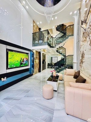 nhà 4tầng, full nội thất. 4x14m. hxh lê văn thọ, p11, gò vấp. chỉ 7tỷ950. kc: trệt lửng 2 lầu. 4pn