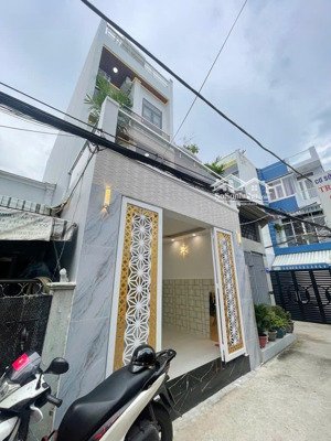 bán nhà mới đẹp 2mặt tiền.dt 86m -ngang 5,1m nở hậu 8m8-3tầng, hồ học lãm, an lạc bình tân- 4ty650