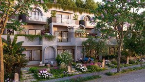 nhận booking nhà vườn bung goi dt 184m2, 1 trệt 2 tầng, ban công rộng chỉ 6.8 tỷ/ căn.