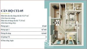 bán cc 3pn 2wc tại x2 đại kim, 5,65 tỷ, 77m2, hoàng mai, hn, uy tín bao đẹp