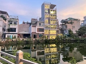 bán nhà view mặt hồ ngọc thụy gara 2 ô tô kinh doanh dt 62m2 8 tầng thang máy full đồ, giá 23 tỷ