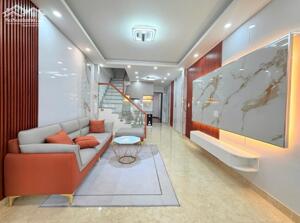 HẺM XE TẢI THÔNG, NHÀ MỚI 3 Tầng 4PN 50m2, P26 Bình Thạnh, giá 8.x ty