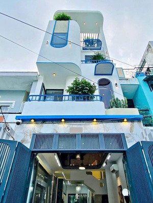 rẻ nhất thị trường nhà nguyễn văn đậu, bình thạnh. 60m2. 1 trệt, 3 lầu. sổ hồng riêng