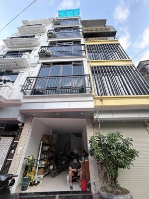 bán nhà mặt ngõ ô tô cầu bươu, thanh trì 6 tầng, ô tô vào nhà, sổ vuông đẹp, có ô chờ thang máy.