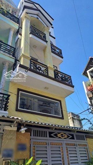 hẻm nhựa 5m 5x12 5 tầng mới lô góc thoáng mát full nội thất cao cấp