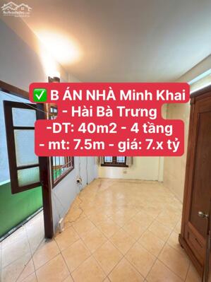 bán nhà lô góc 2 mặt thoáng Minh Khai - Hai Bà Trưng