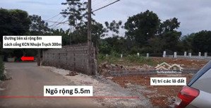 chính chủ có 3 lô đất cách cổng kcn nhuận trạch vài bước chân.