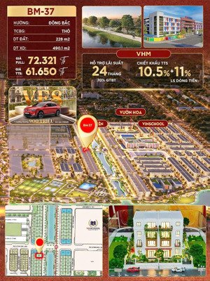 biệt thự song lập vin đan phượng, view hồ, 61 tỷ