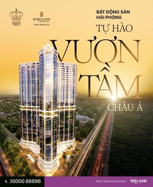 chỉ cần 800 triệu sở hữu căn hộ 5* golden crown hai phong, cđt cam kết thuê lại dòng tiền 6-8%/năm