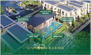 bán biệt thự sunflower ii 423m2 ngay trung tâm thành phố mới phường bình dương chỉ từ 45triệu/m2