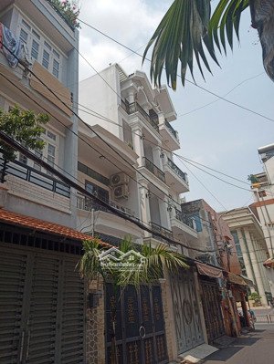 bán gấp căn nhà hxh 6m lê văn thọ, p9, dt: 4x16m, kc: 1 trệt 3 lầu, giá: 7.2 tỷ tl