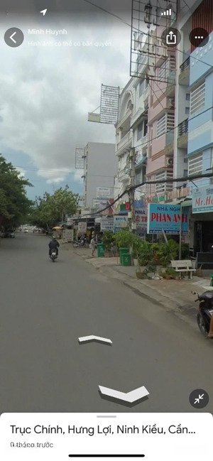 bán nhà 1 trệt 1 lầu tại mặt tiền ngô sĩ liên, dt 82.1m2. dtsd 164m2