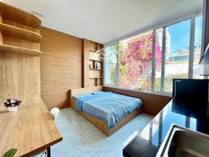 căn hộ 35m2 full nội thất cửa sổ thoáng ngay ung văn khiêm cạnh đh hutech - gần ngã tư hàng xanh