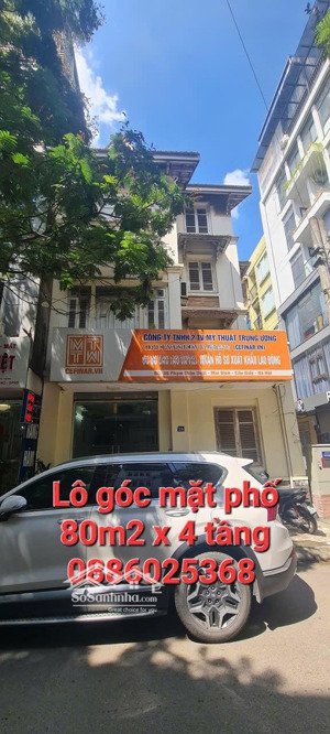cho thuê nhà nguyên căn - mặt phố lô góc 2 mặt tiền - vị trí đắc địa cầu giấy - 320m2 - 38 triệu