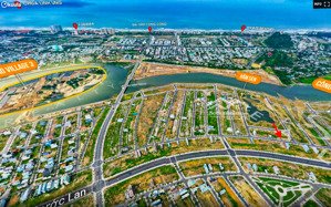 chào bán nam hòa xuân lô siêu đẹp trục thông kinh doanh đường bờ quan 3, đối lưng công viên đầm sen