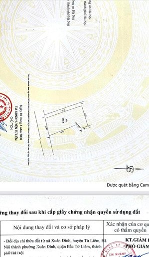 bán nhà xuân đỉnh - bắc từ liêm - 272m2 - mt 10.6m - mặt ngõ - oto tránh - kd - 58.5 tỷ