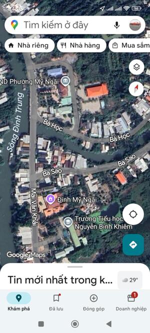 Đất nền đường Ba Sao xã Mỹ Tân TPCL, cách đường Mai Văn Khải 200m