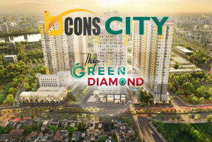 bcons city - tháp green daimond chính thức nhận booking, chiết khấu 6%, ưu đãi tặng 1 ipad a16 5g