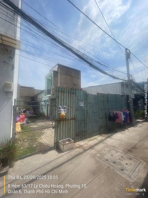 bán đất tại lý chiêu hoàng, q6, hcm, 133m2, hẻm xe hơi 8m, giá tốt!