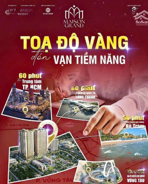 tặng ngay 100tr khi mua đợt đầu maison grand giá tuyệt chủng từ 30tr/m2 tt 50% nhận nhà quý 2/2026
